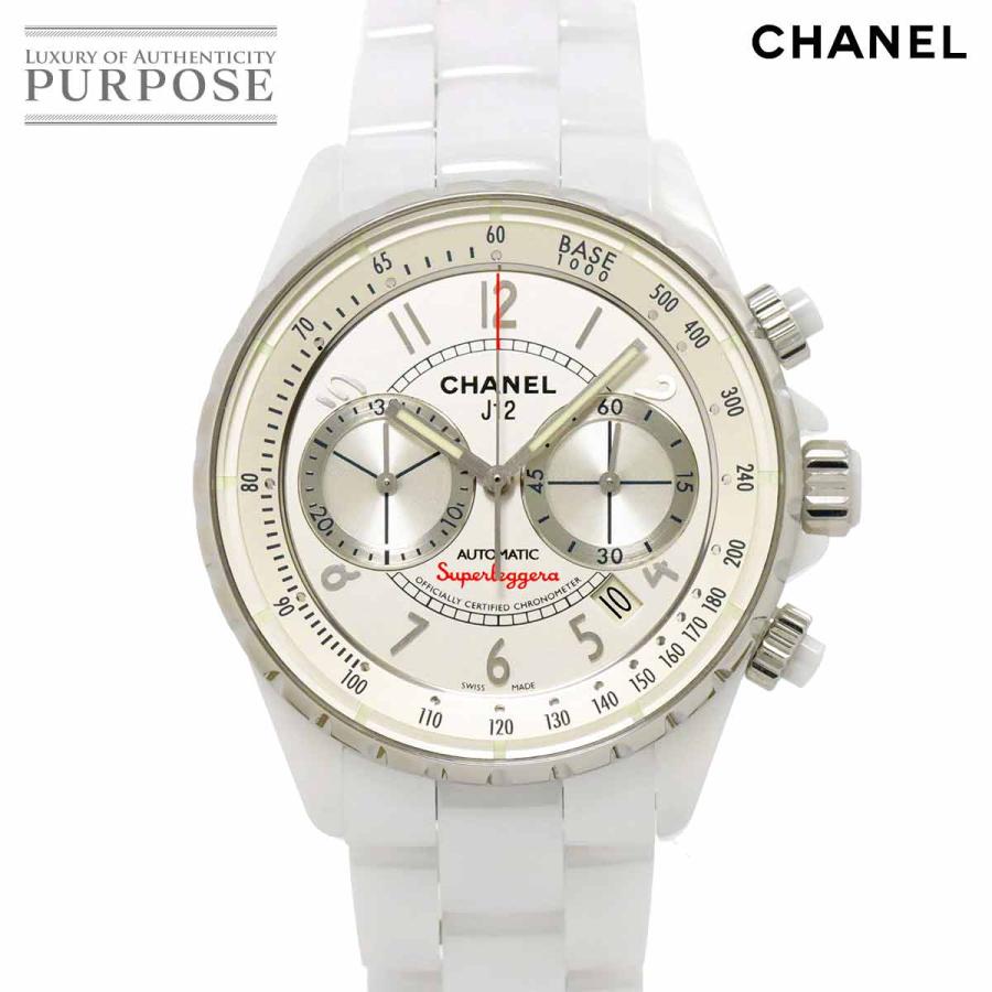 【石井】シャネル 腕時計 J12スーパーレッジェーラ 自動巻 クロノグラフ シャネル J12 スーパーレッジェーラ クロノグラフ 41MM H1624