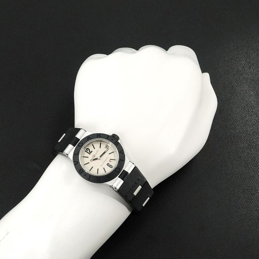 ブルガリ アルミ/ラバー ボーイズクォーツ時計 AL32TA ブルガリ アルミニウム AL32TA 2008年 腕時計 | アルファオメガ [ID tr705]