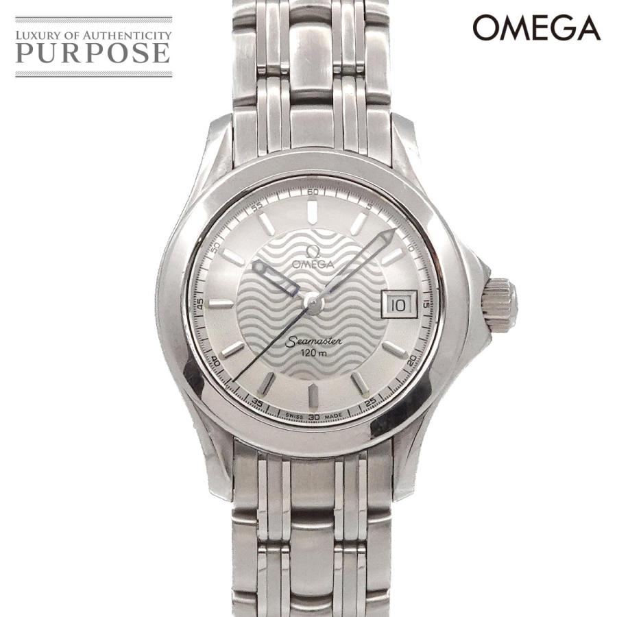 オメガ クォーツ 腕時計 シルバー