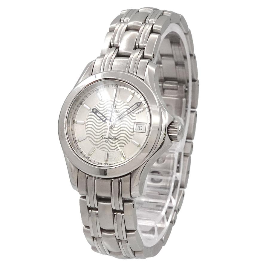 オメガ クォーツ 腕時計 シルバー