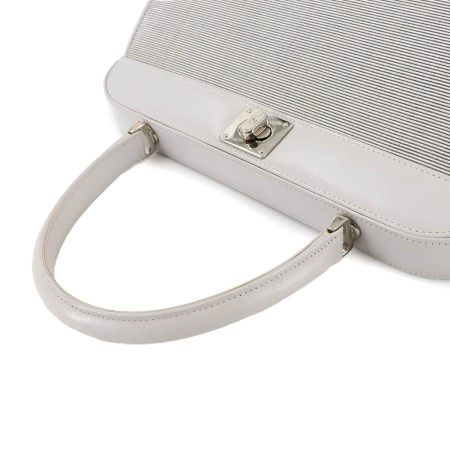 COMTESSE（コンテス） ホースヘア ハンド バッグ レザー ライトグレー