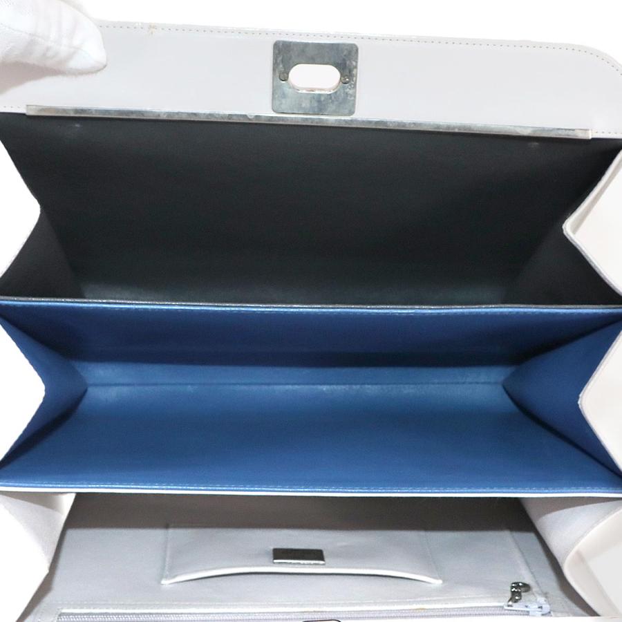 COMTESSE（コンテス） ホースヘア ハンド バッグ レザー ライトグレー