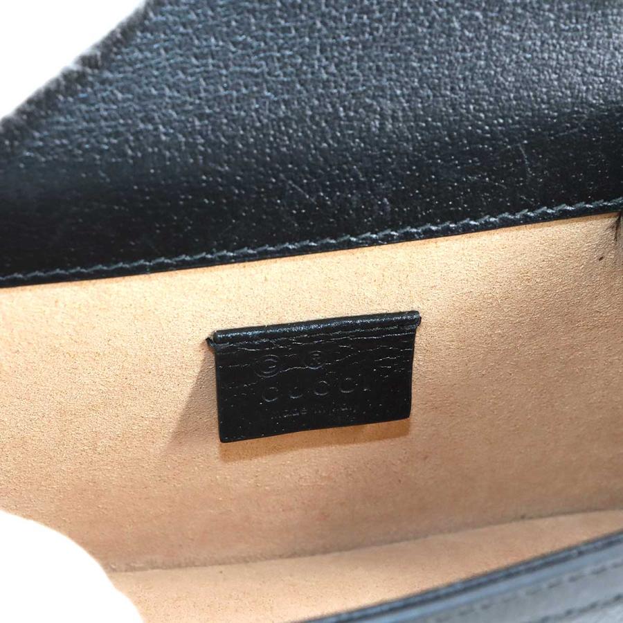 新品同様 グッチ GUCCI オフィディア ミニ 2way ハンド チェーン ショルダー バッグ レザー ブラック 779834 90283195 GUCCI（グッチ） 新品同様 オフィディア ミニ 2way ハンド チェーン