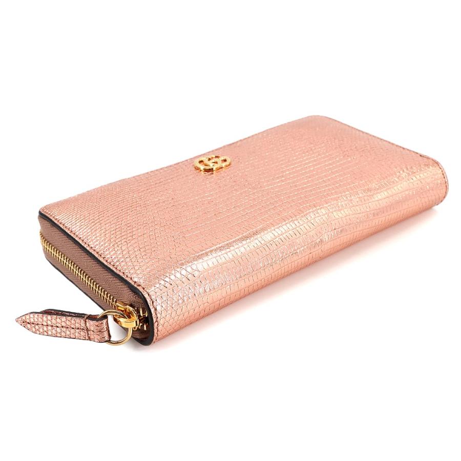 GUCCI グッチ 財布 長財布 ピンクゴールド GUCCI 未使用 展示品 グッチ GG マーモント ラウンドファスナー