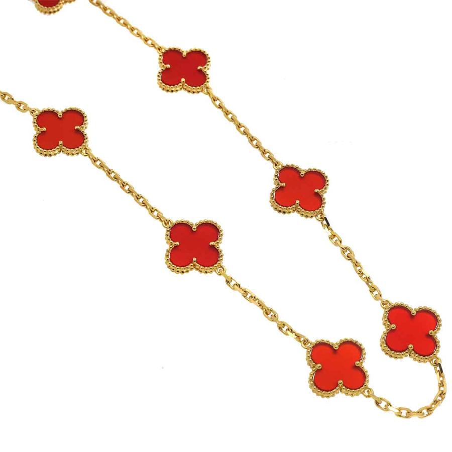 Van Cleef & Arpels ヴィンテージアルハンブラ　カーネリアン Van Cleef & Arpels ヴィンテージ アルハンブラ ピアス
