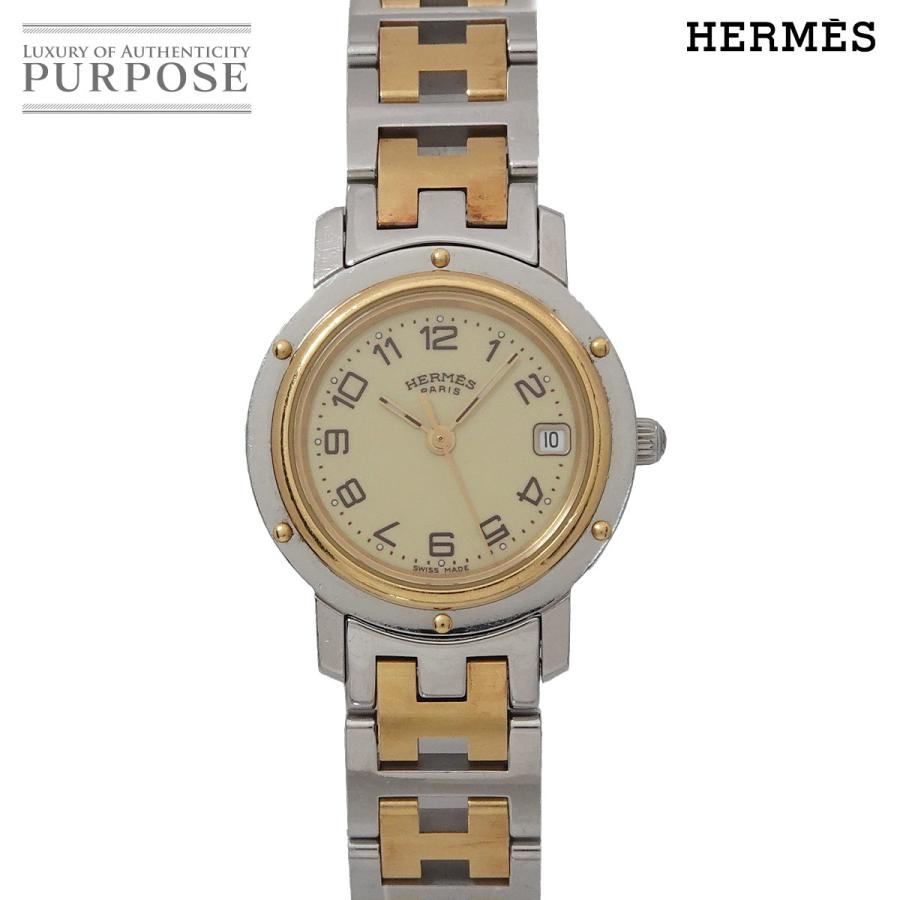 HERMES エルメス クリッパー コンビ CL4 220 ヴィンテージ レディース  