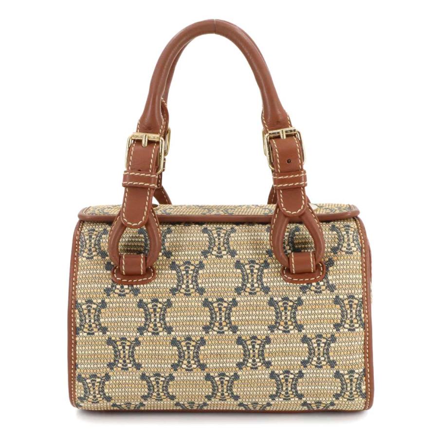 CELINE ストローバッグ ベージュ/ブラウン