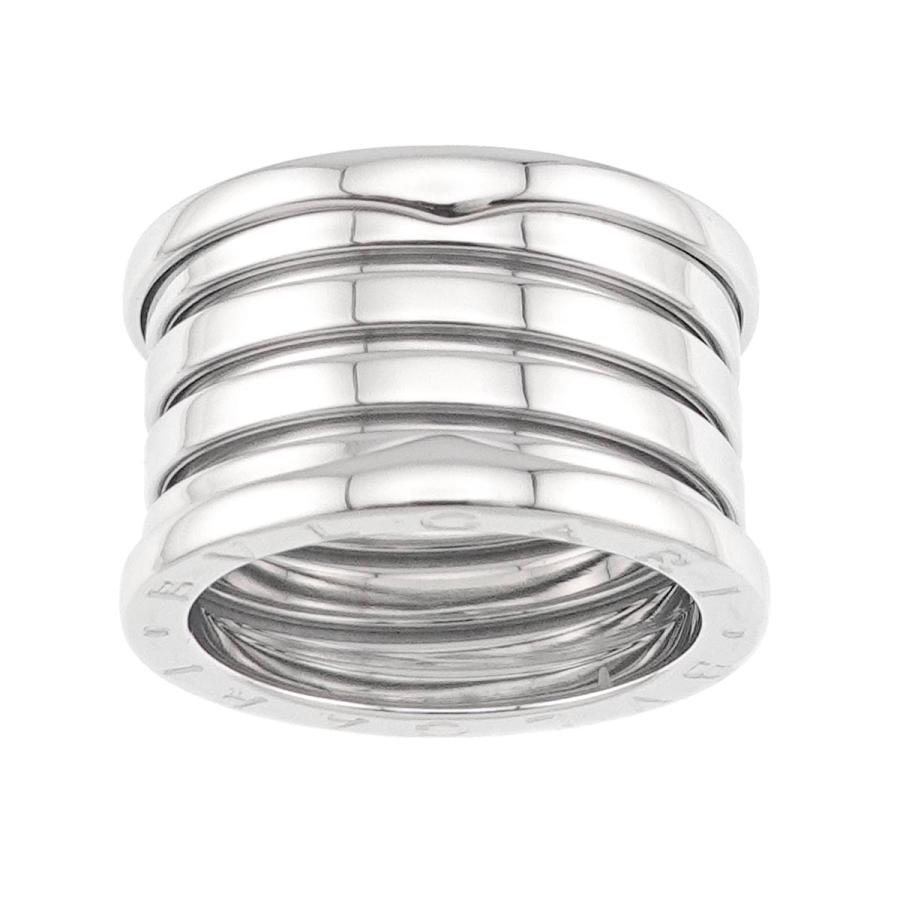 【 K18WG / BVLGARI 】 750 B-zero1 リング ブルガリ BVLGARI ビーゼロワン B-zero1 2バンドリング ピンク