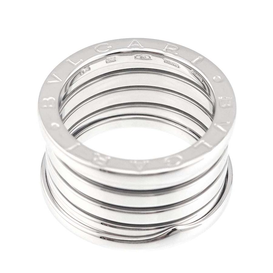 【 K18WG / BVLGARI 】 750 B-zero1 リング ブルガリ BVLGARI ビーゼロワン B-zero1 2バンドリング ピンク