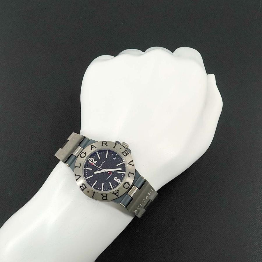 ブルガリBVLGARIディアゴノチタニウムTI38TA L11286 38mm 中古)BVLGARI ブルガリ ディアゴノ Ti38TA チタニウム（商品ID