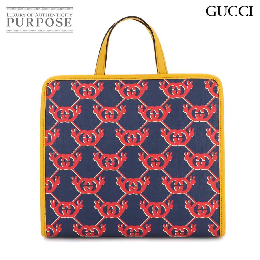 レッド GGロゴ トートバッグ GUCCI グッチ GG柄 x 赤 トートバッグ ハンドバッグ キャンバス 革