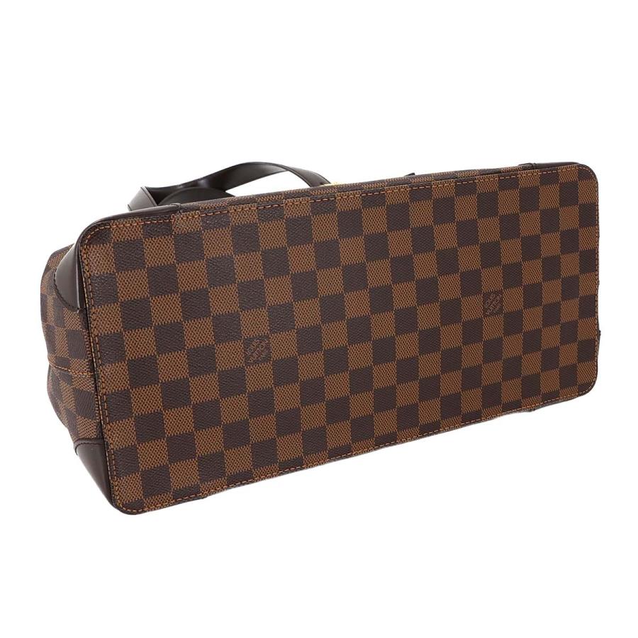 LOUIS VUITTON ハンドバッグ ダミエ ハムステッドMM ブラウン 茶 LOUIS VUITTON ハンドバッグ ダミエ ハムステッドMM ブラウン 茶