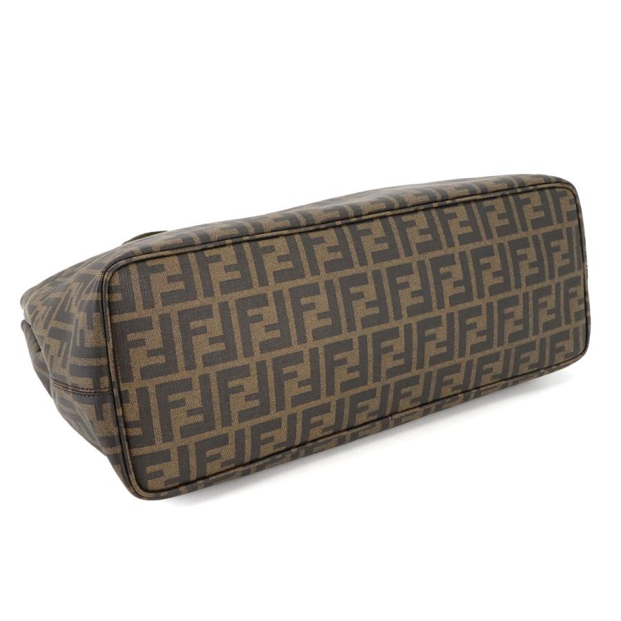 FENDI 未使用 展示品 フェンディ ズッカ トート バッグ PVC キャンバス  