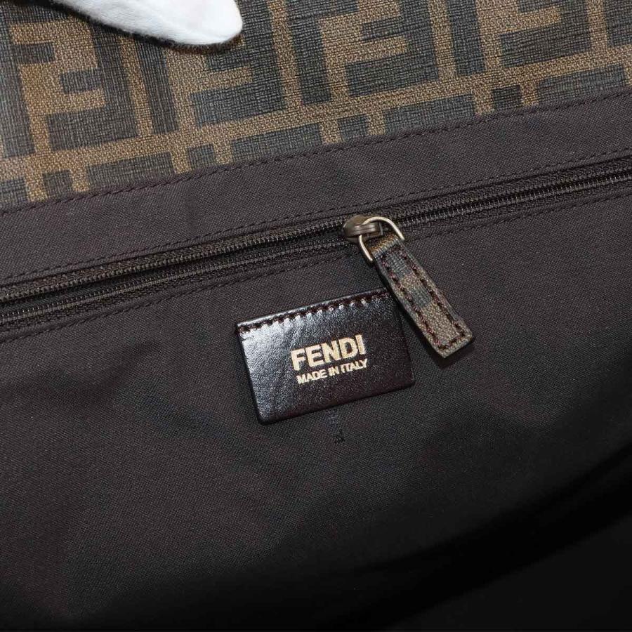 FENDI 未使用 展示品 フェンディ ズッカ トート バッグ PVC キャンバス  