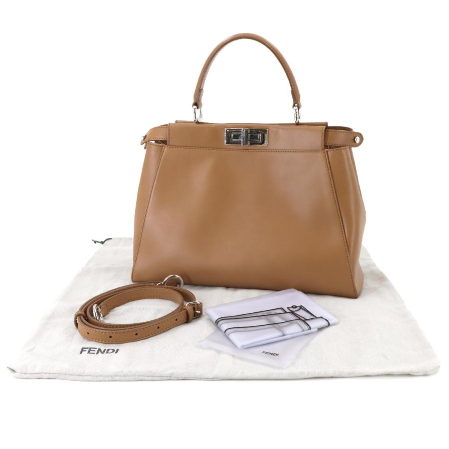 FENDI 新品同様 フェンディ ピーカブー レギュラー 2way ハンド  