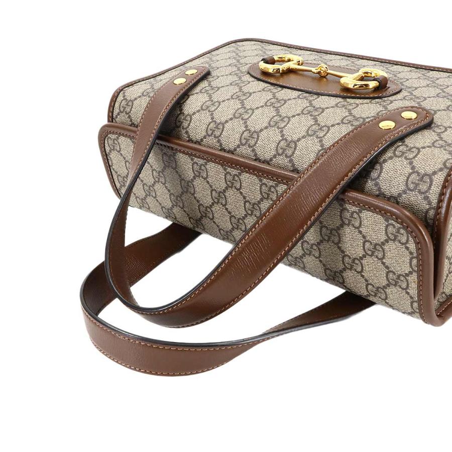 GUCCI 未使用 展示品 グッチ ホースビット 1955 ハンド バッグ GG  