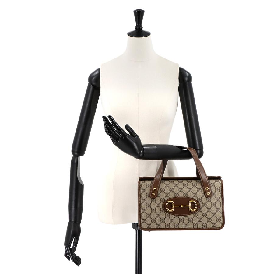 GUCCI 未使用 展示品 グッチ ホースビット 1955 ハンド バッグ GG  