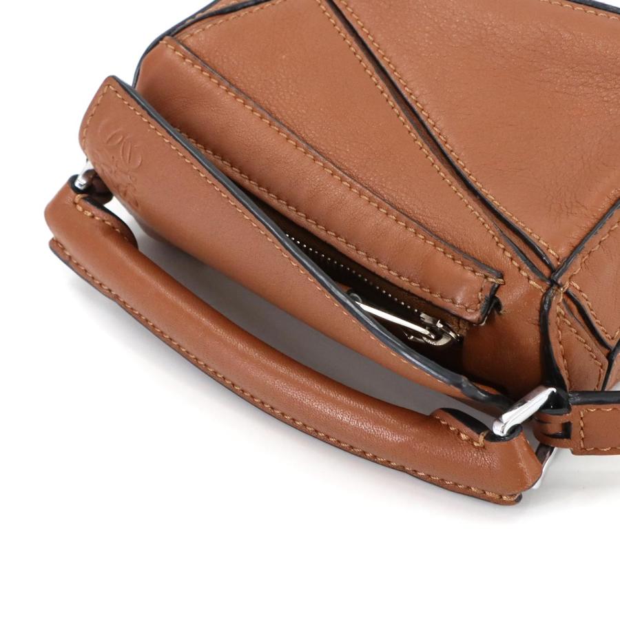 LOEWE パズルバッグ ナノ 2way ハンド ショルダー バッグ レザー