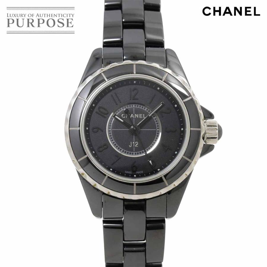 CHANEL シャネル J12 インテンスブラック 29mm H4196 レディース  