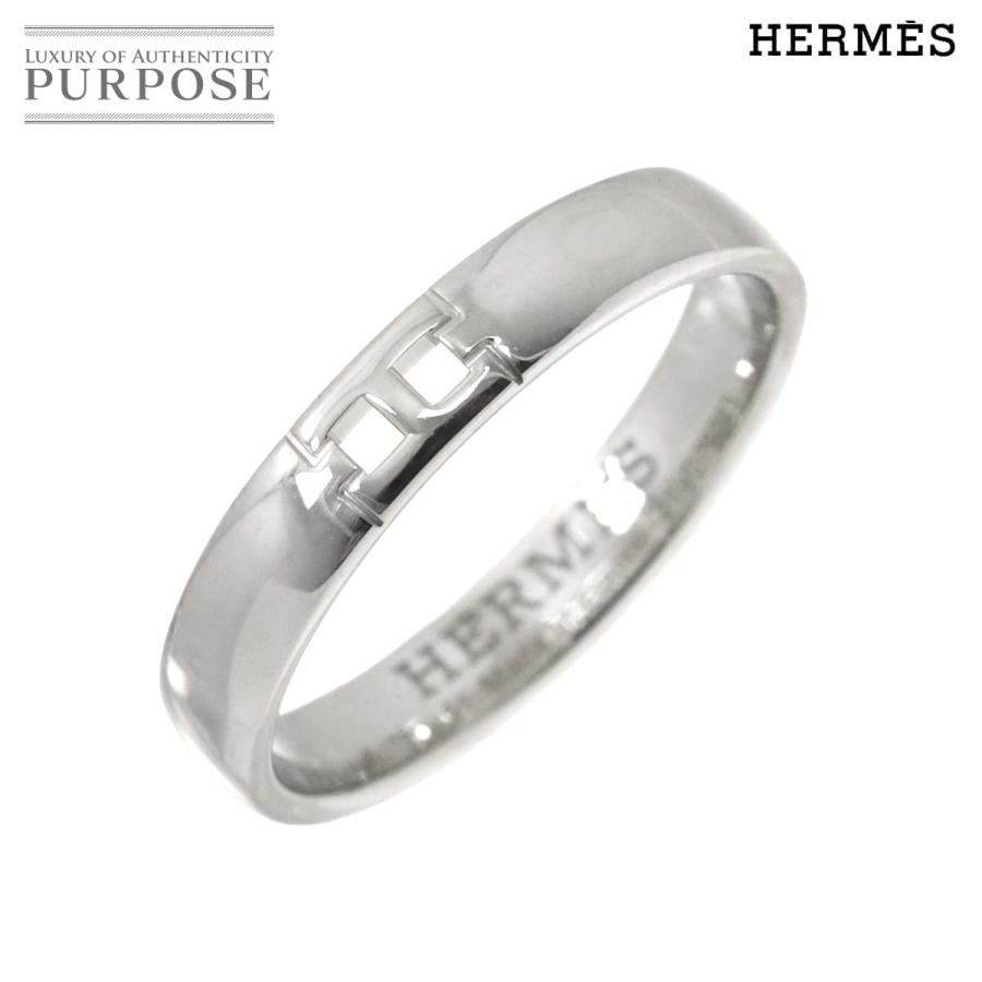 エルメス HERMES エヴァー ヘラクレス #51 リング K18 WG ホワイトゴールド 750 指輪 Hercules Ring 90285604 の商品画像