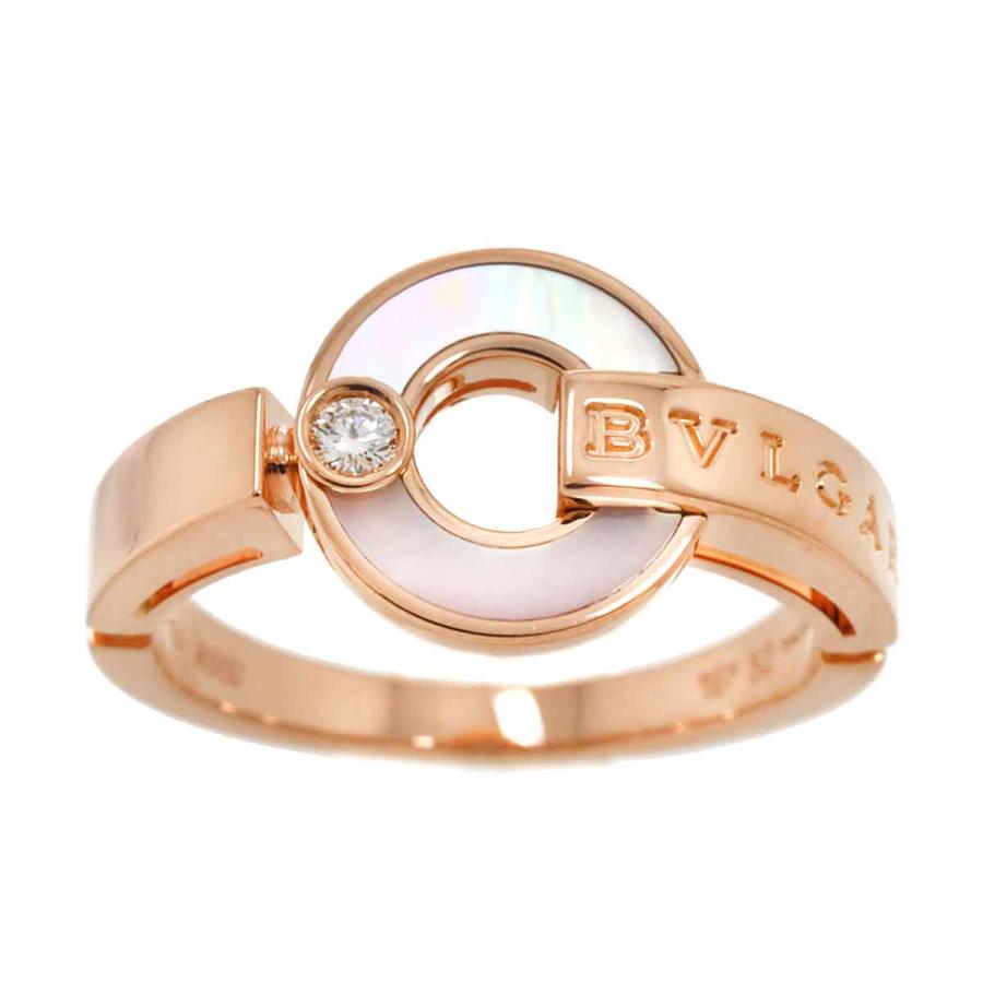 ブルガリ 指輪 AN855962 K18PG BVLGARI　保証書付き 347042 AN855962 ビーゼロワン リング 中古 ｜ ブルガリ