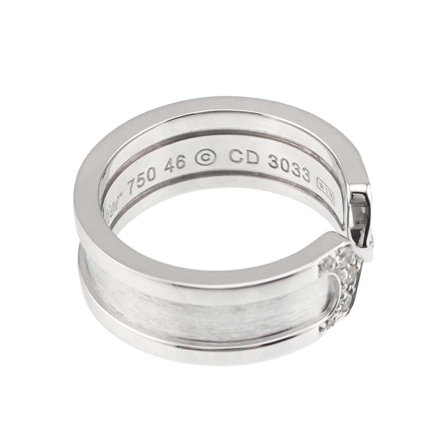 Cartier c2ロゴチャーム 証明書付きカルティエホワイトゴールド