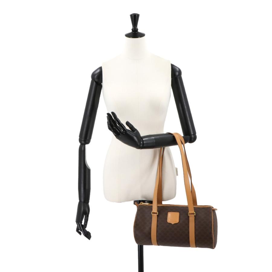 CELINE（セリーヌ） 新品同様 マカダム ボストン ハンド バッグ PVC