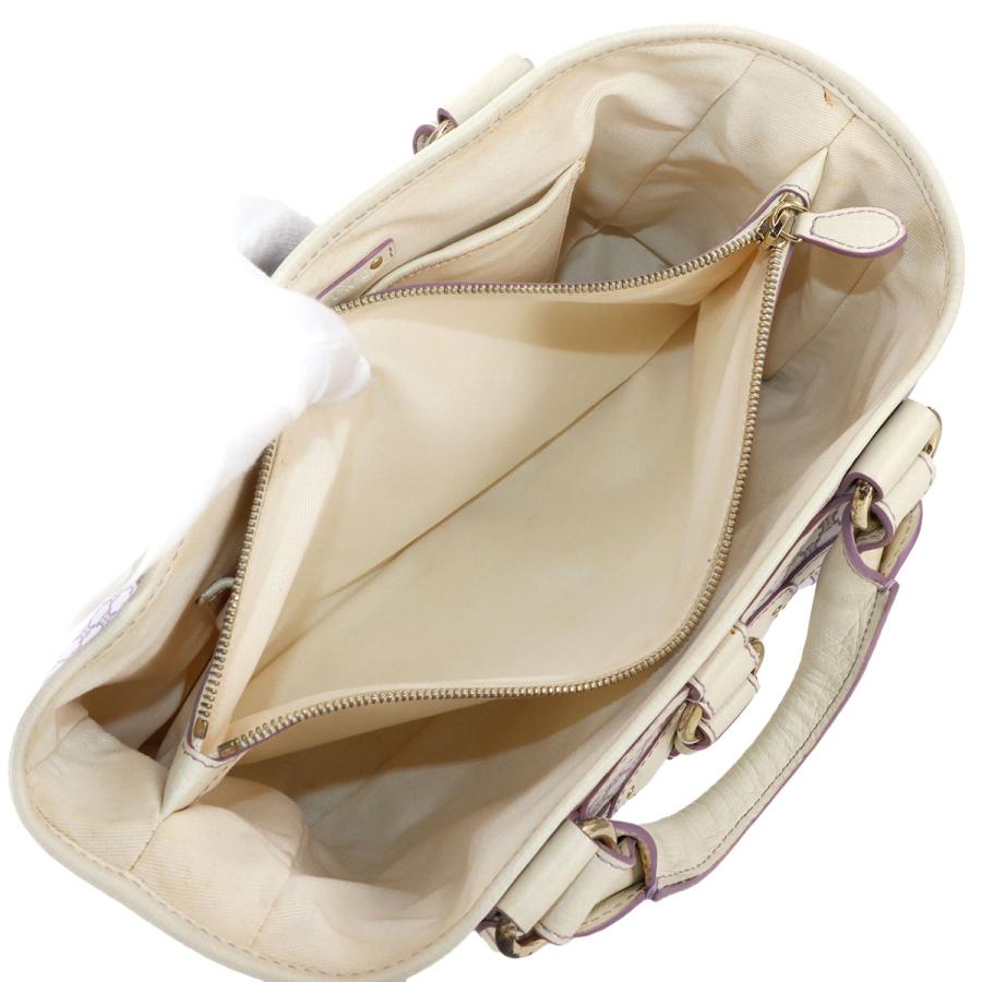 CELINE（セリーヌ） マカダム ハンド バッグ キャンバス レザー