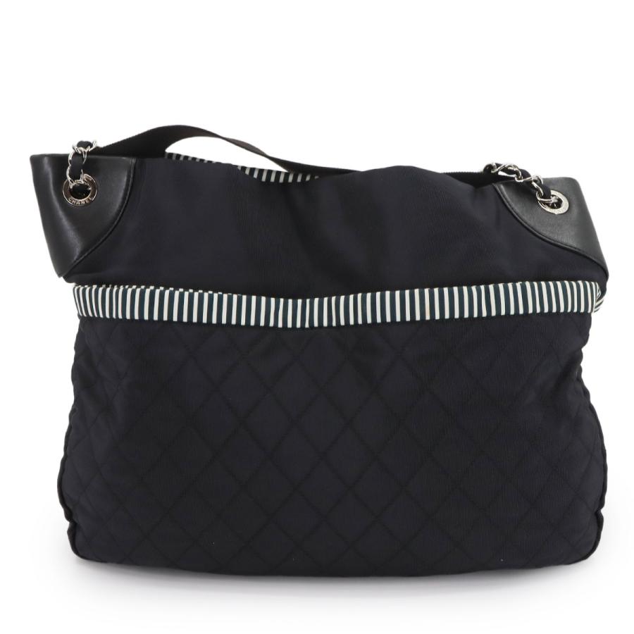 CHANEL（シャネル） 新品同様 ストライプ 2way チェーン トート