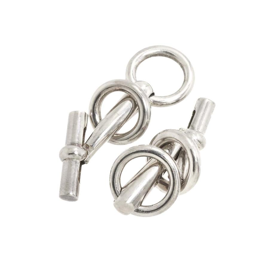 HERMÈS シルバー カフリンクス HERMES（エルメス） カフス シルバー製 カフリンクス SV925 メンズ