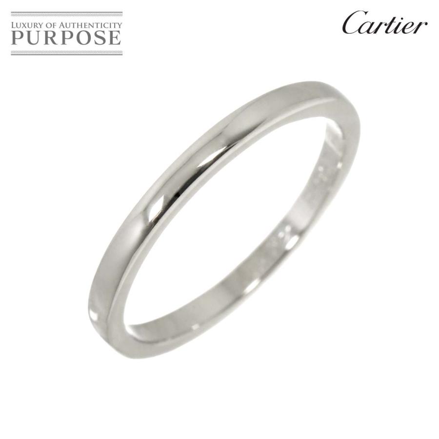Cartier バレリーナ プラチナリング #56 即納【カルティエ】バレリーナ ウェディング リング プラチナ 銀