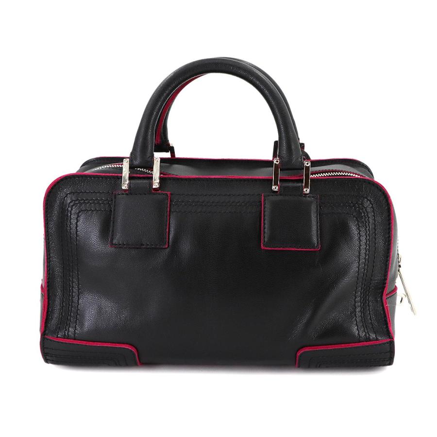 LOEWE 新品同様 ロエベ アマソナ 28 ハンド バッグ レザー ブラック  