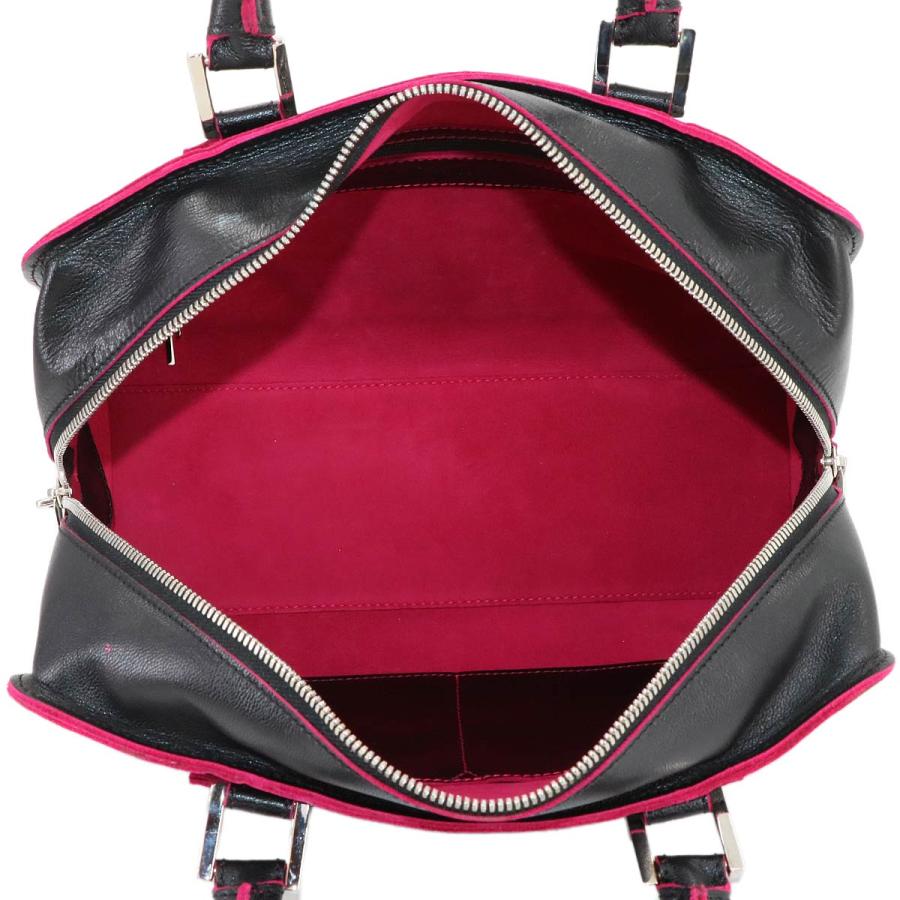 LOEWE 新品同様 ロエベ アマソナ 28 ハンド バッグ レザー ブラック  