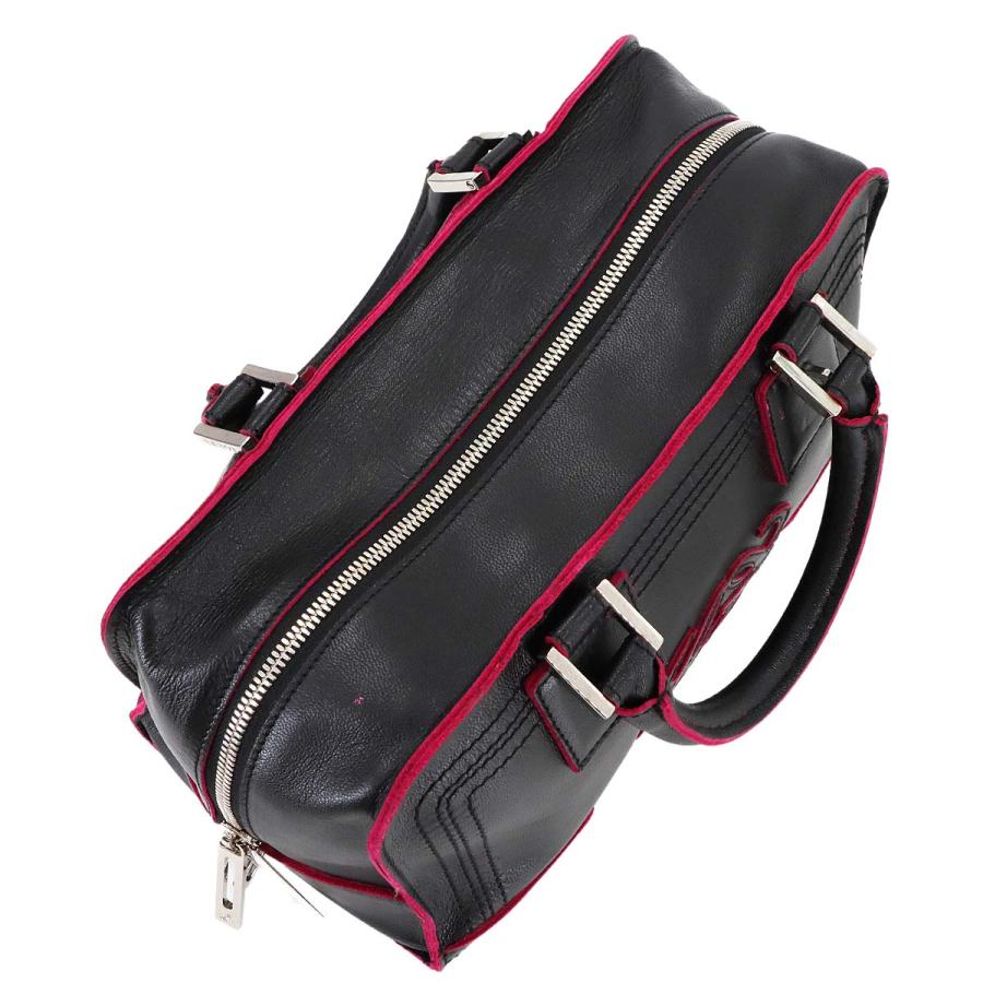 LOEWE 新品同様 ロエベ アマソナ 28 ハンド バッグ レザー ブラック  