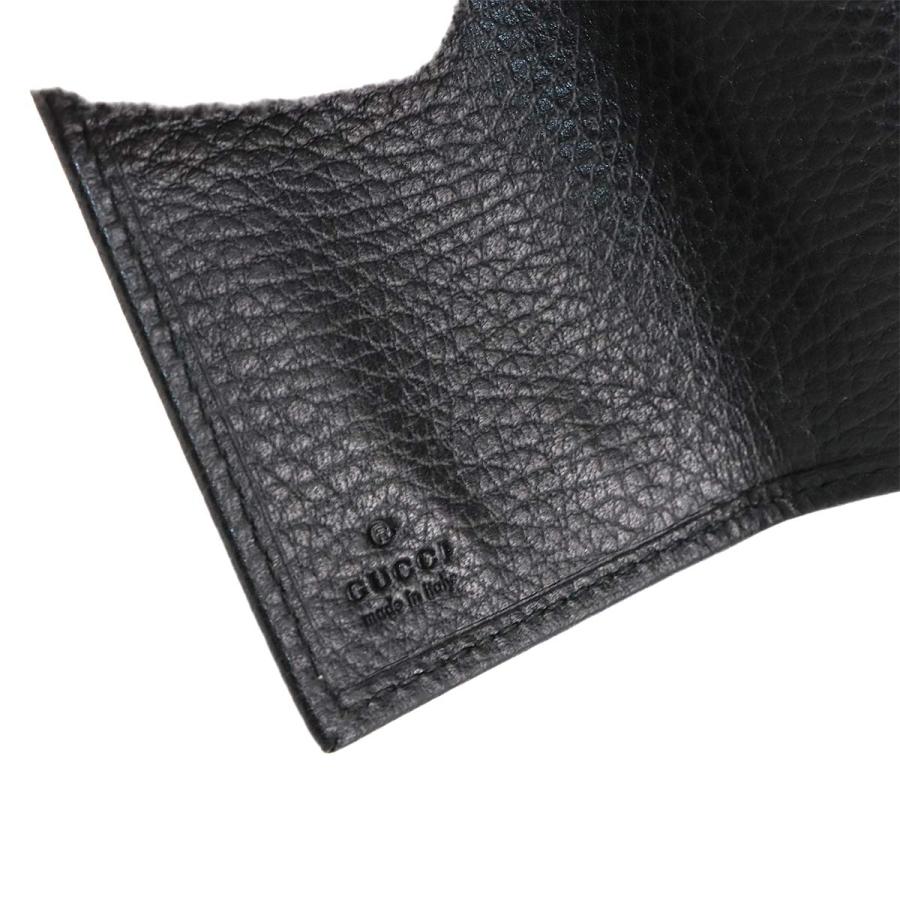 GUCCI 未使用 展示品 グッチ プチ GGマーモント コンパクト 三つ折り  