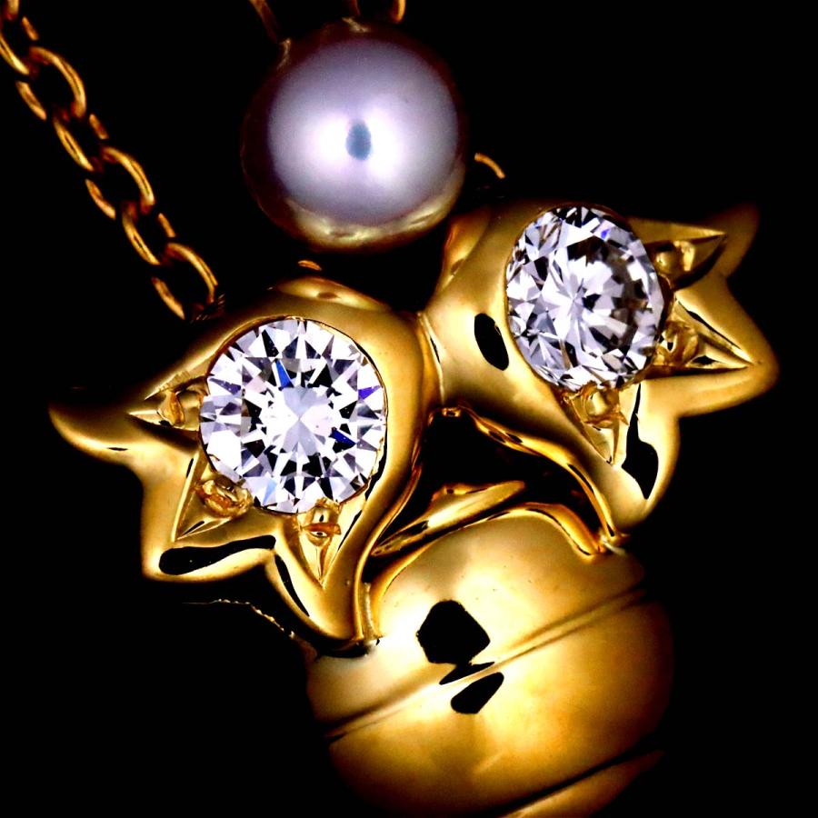 クリスチャンディオール　 K18 パールネックレス クリスチャンディオール K18 パールネックレス