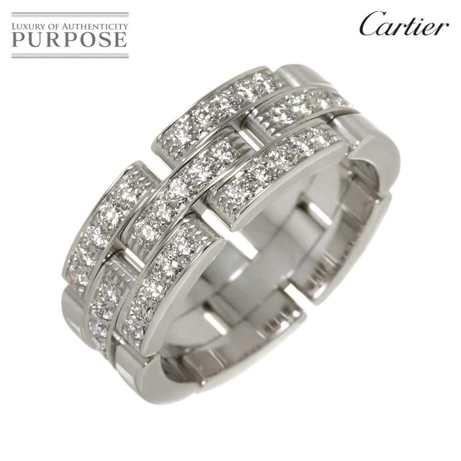 Cartier カルティエ マイヨン パンテール #59 リング ダイヤ K18 WG 