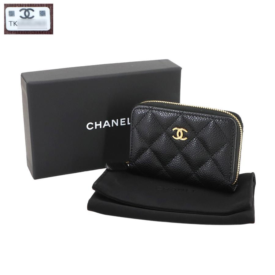 CHANEL 新品同様 シャネル マトラッセ コインケース 小銭入れ キャビア  