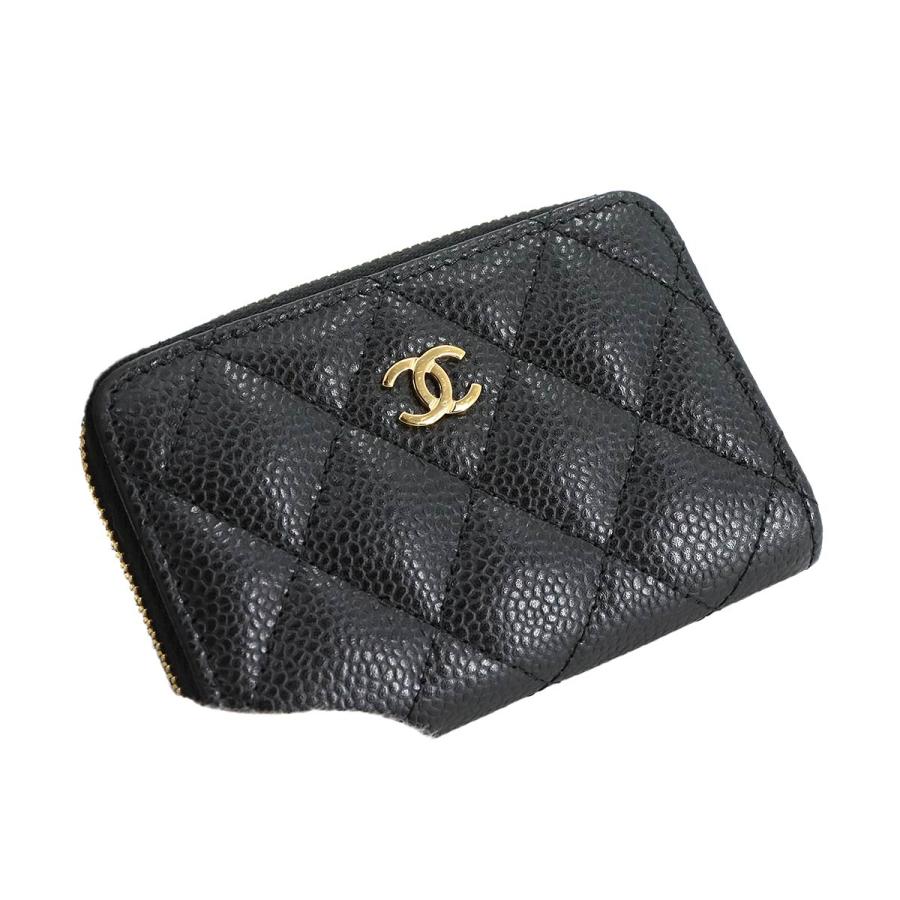 CHANEL 新品同様 シャネル マトラッセ コインケース 小銭入れ キャビア  