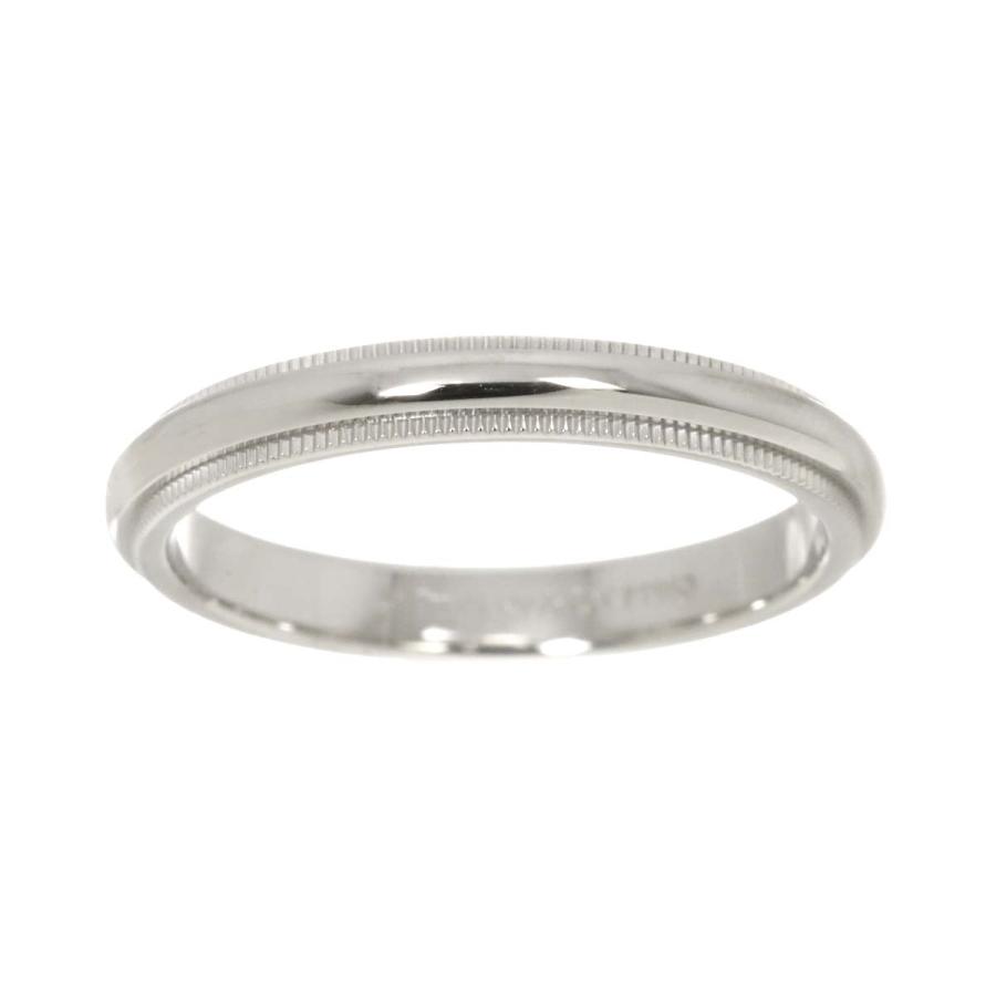 TIFFANY&Co. ティファニー ミルグレイン バンド 18.5号 リング 幅3mm 