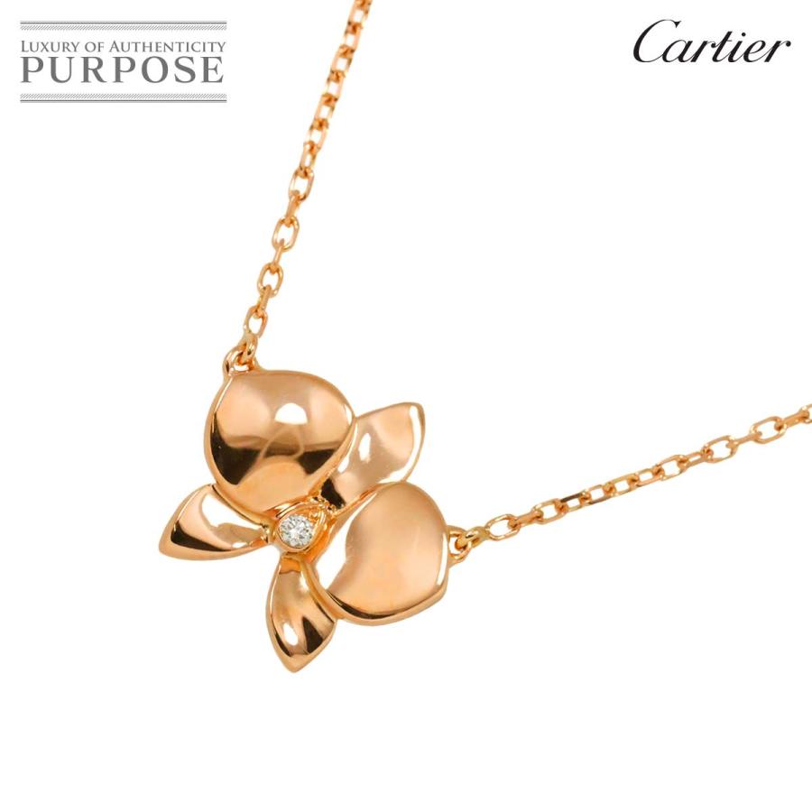 Cartier（カルティエ） カレス ドルキデパル ダイヤ ネックレス 43cm