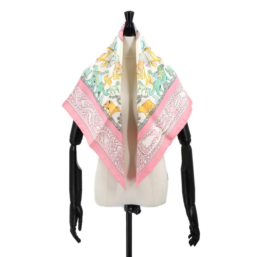 HERMES 未使用 展示品 エルメス カレ 90 大判 スカーフ Early America  