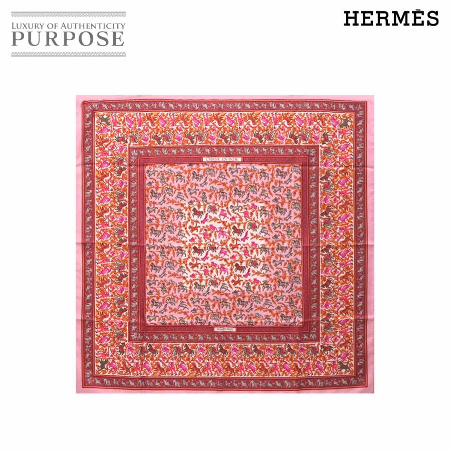 HERMES 未使用 展示品 エルメス カレ 90 大判 スカーフ Chasse en inde