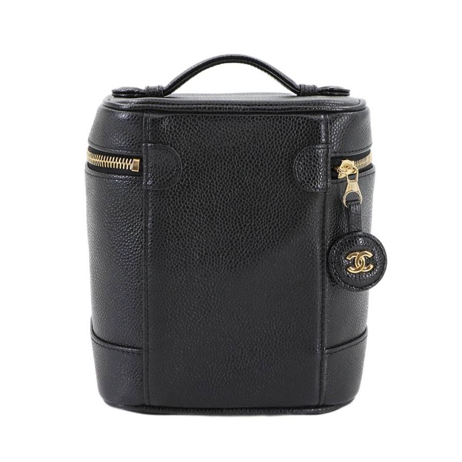 CHANEL 新品同様 シャネル バニティ ハンド バッグ キャビアスキン  