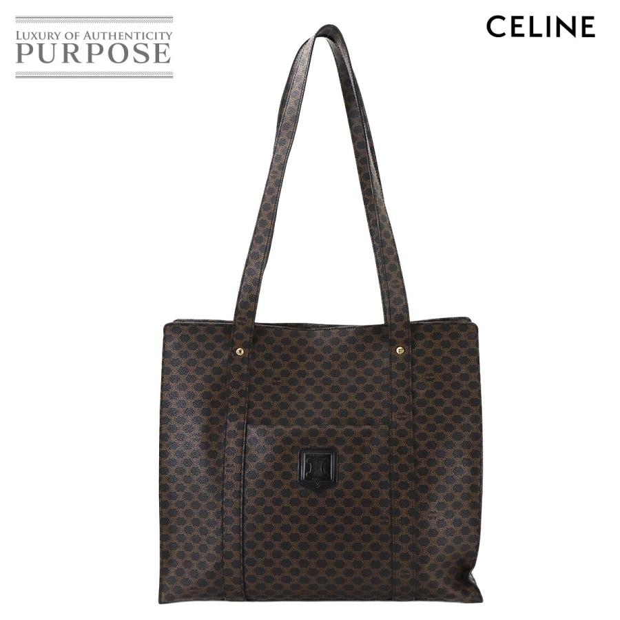 CÉLINE セリーヌ　ビンテージ　トートバッグ セリーヌヴィンテージトートバッグレザーゴールド金具ブラック