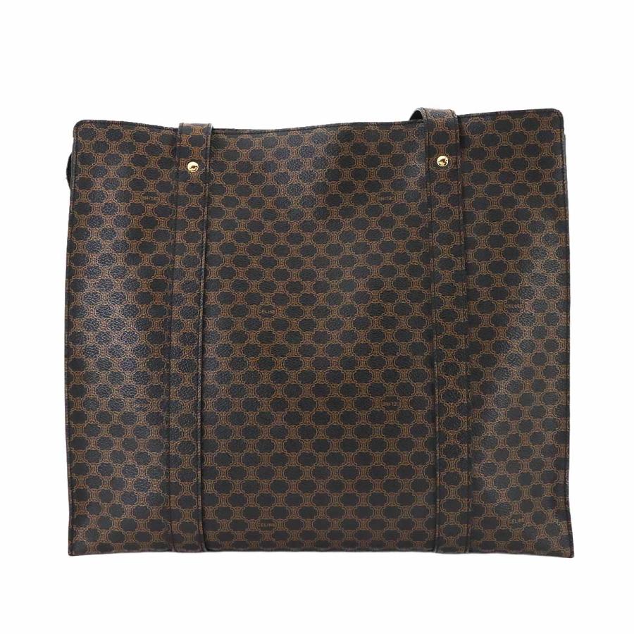 美品　セリーヌマカダムトートバッグ CELINE 新品同様 セリーヌ マカダム トート バッグ PVC レザー