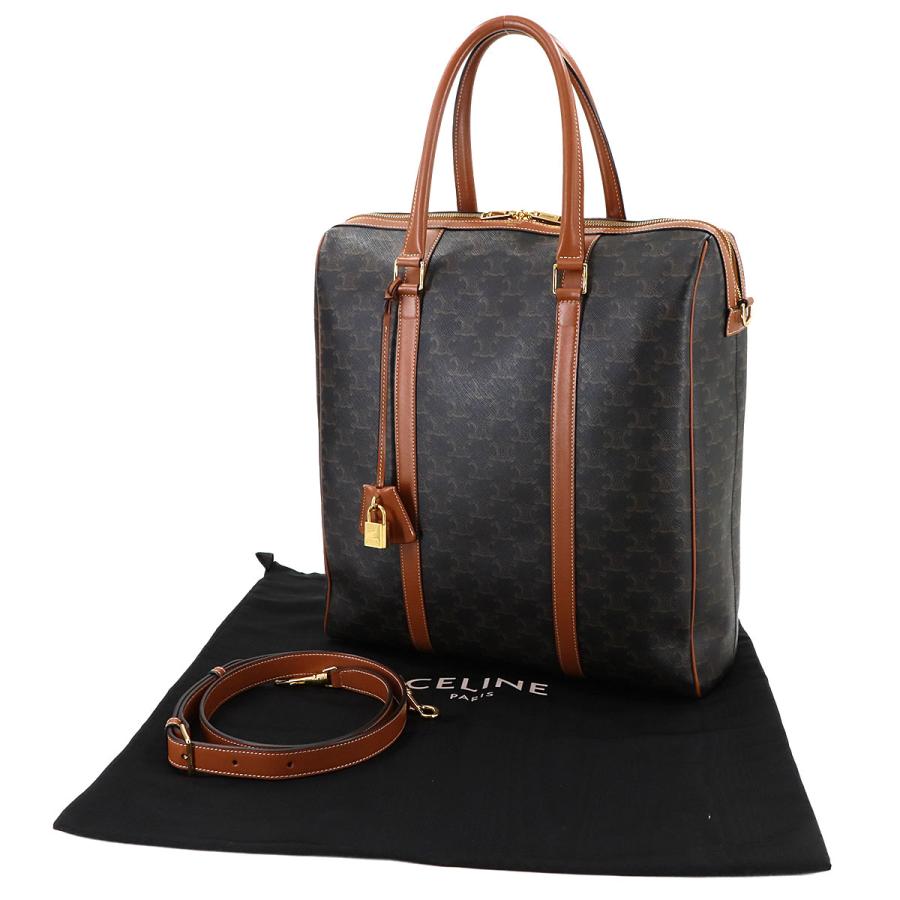 CELINEバーティカル カバ トリオンフ 2way トートバッグ