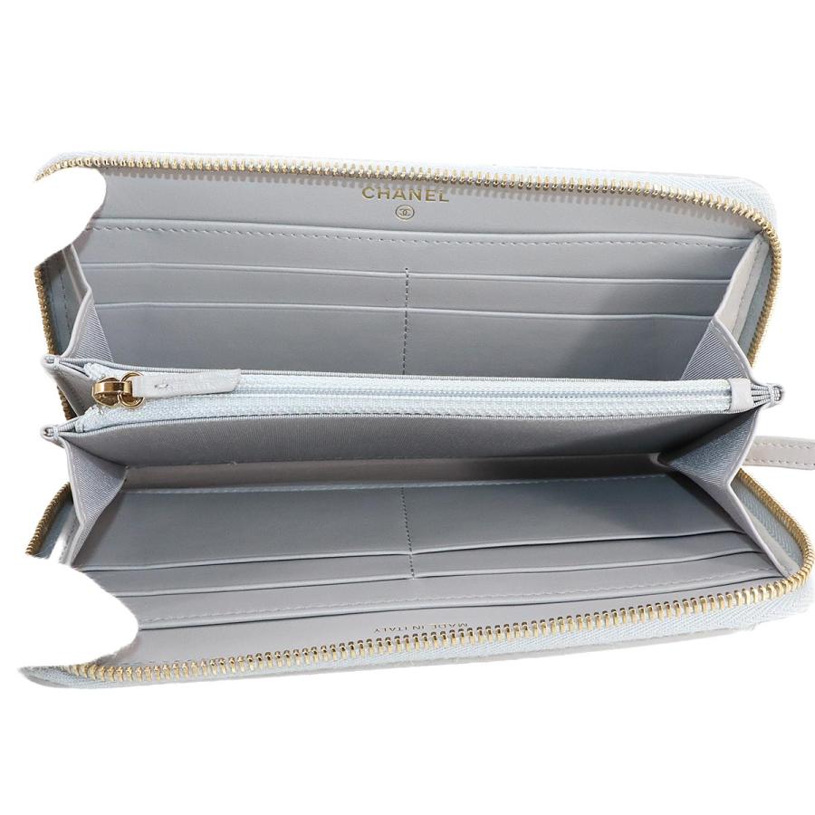 CHANEL（シャネル） 美品 CHANEL 19 ラウンドファスナー 長財布