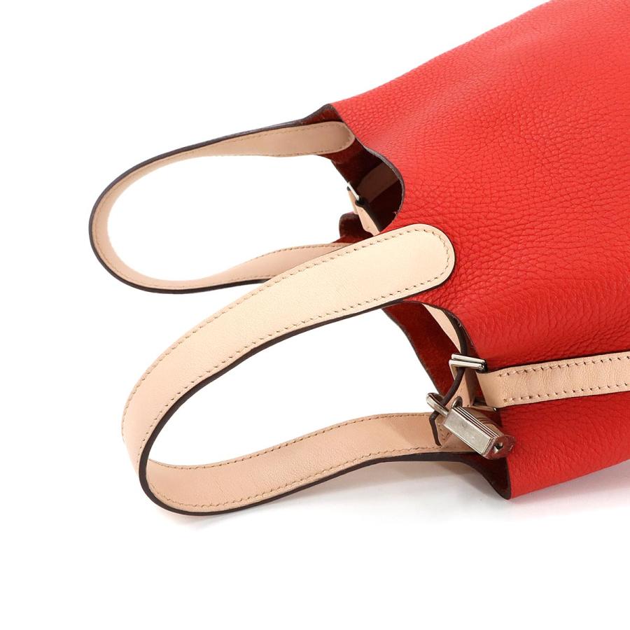 HERMES エルメス ピコタンロック タッチ 18 PM ハンド バッグ トリヨン  