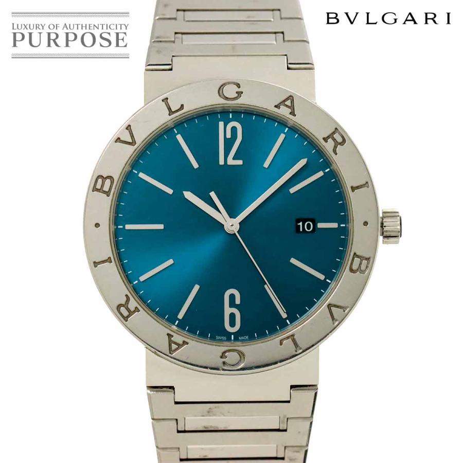 BVLGARI ブルガリ ウォッチ ブルガリ ブルガリ 時計 BB41S  腕時計_x000D_
 ステンレススチール ブラック 自動巻き ブラック文字盤 メンズ【中古】 BVLGARI（ブルガリ） ブルガリブルガリ BB41S メンズ 腕時計 デイト
